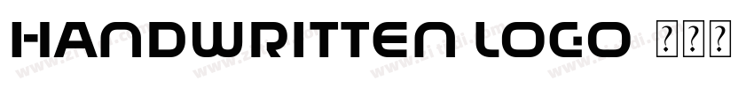 Handwritten Logo字体转换